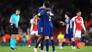 حكم مباراة باريس سان جيرمان وآرسنال في دوري الأبطال